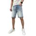 Men's Thin Light Blue Jeans Shorts High-End Jeans Men's Loose Straight Pants _viptrois.com