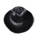 Halloween "Sad Reaper" handmade skull hat plush cowboy hat Halloween_viptrois.com