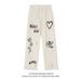 Men's Clothing Street Hip Hop Graffiti Sports Pants Men's Autumn Thin Versatile Loose Casual Pants Jazz Street Dance Pants Trendy_viptrois.com