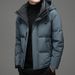 Winter Youth Warm Hooded 90% White Duck New Men's Short Thickened Down Jacket Trendy_viptrois.com