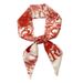 Alphabet Print Narrow Silk Scarf Multipurpose Fashion Accessory For Hair Bags Neck 26 Letters Gift Ready Packaging Lightweight Stylish_viptrois.com