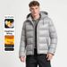 Men's Removable Collar Thickened Dad Bread Clothes, Business Leisure Cold Protection_viptrois.com