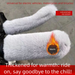 Electric Scooter Gloves Winter Cold-Proof Warm Rabbit Fur Motorcycle Tricycle Handlebar Brake Covers_viptrois.com