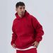 New Unisex Fleece Hooded Sweatshirt Pullover With Zipper Pocket, Soft & Warm Winter Hoodie For Men Women Teens (S-XXXL, Multi-Color)_viptrois.com