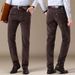 Men Vintage Winter Corduroy Slim 6 Color Casual Dress Suit Pants Fashion Business Brand Clothes Trousers Plus Size 40_viptrois.com