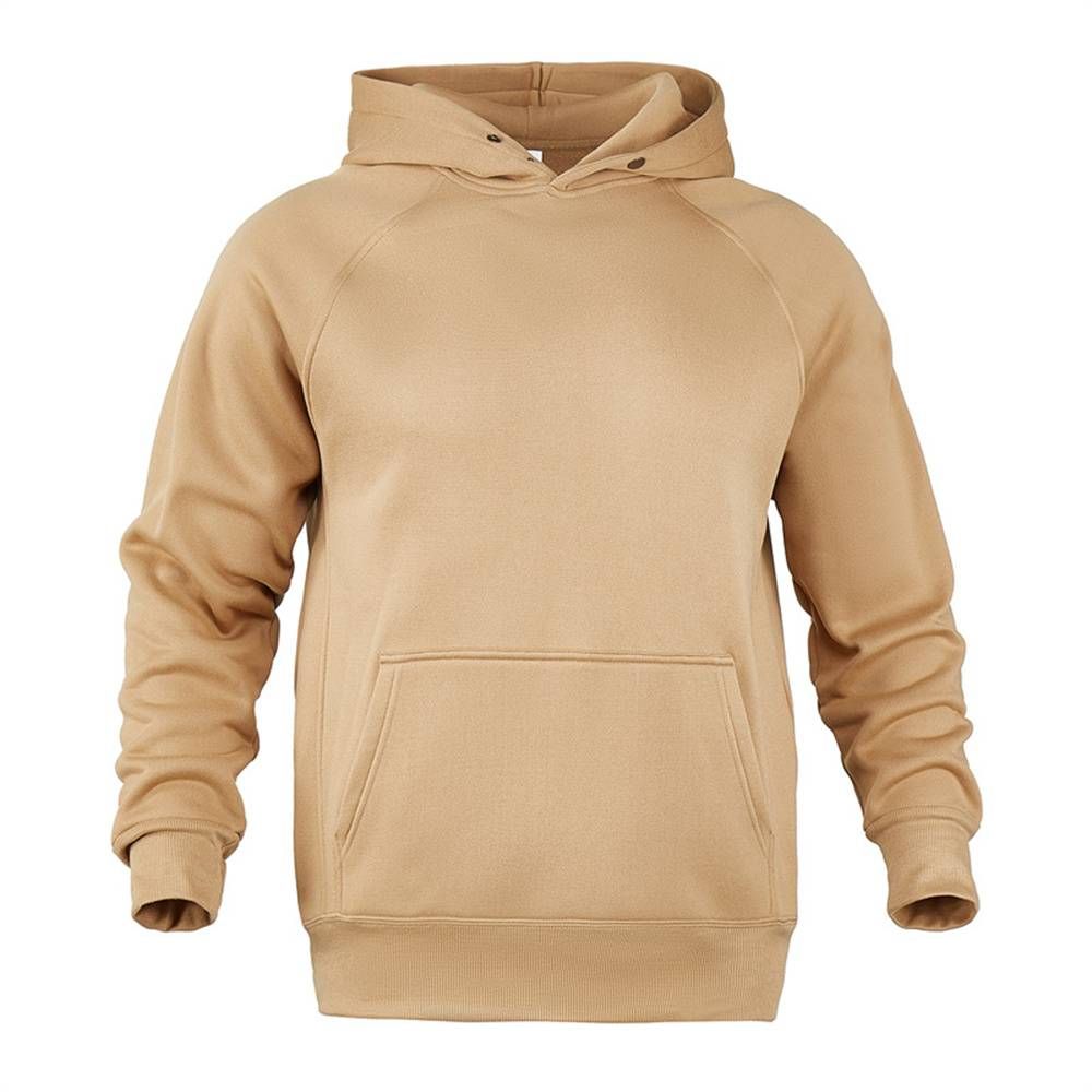 Autumn 2025 Fashion Sport Hoodies Outerwear Men's 100%Polyester Pure Color Long Sleeve Casual Loose Thick Hooded Sweatshirts_viptrois.com