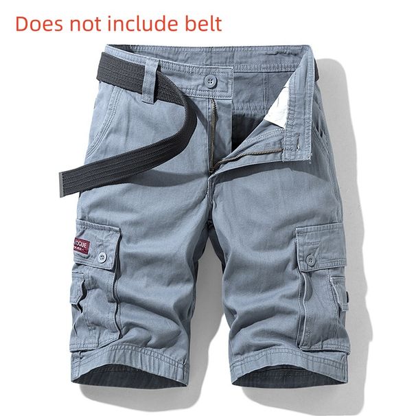 New Summer Men's Trendy Multi-pocket Work Pants In Lightweight Style For Casual And Fashionable Wear_viptrois.com