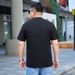 Large Size Men's Summer New American High Street Letter Printing T-shirt Men's Thin Loose V-neck Short-sleeved T-shirt Men's_viptrois.com