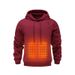 Heated Fleece Hoodie – 5-Zone Smart Warming Sweatshirt With 3 Heat Levels For Men & Women_viptrois.com
