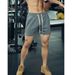 Unisex Vintage American Plaid Beach Casual Shorts Retro Versatile Trendy Drawstring Straight Leg Capri Pants_viptrois.com