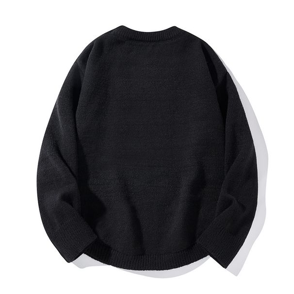 Men's Chunky Knit Sweater – Winter Warm Pullover, Soft Round Neck Casual Sweater For Autumn & Winter_viptrois.com