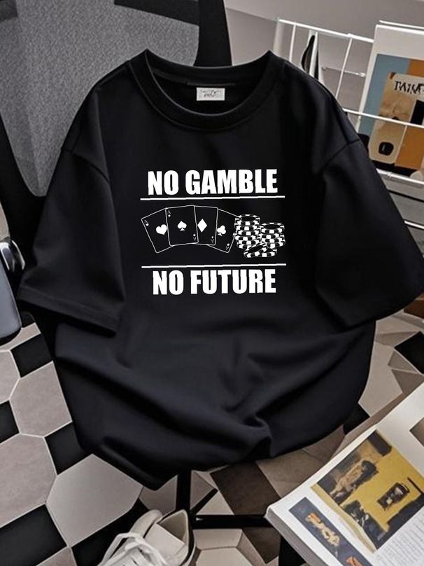 No Gamble No Future Poker Player Baseball Cap Snapback Caps Knitted Hat Unisex Slightly Graphic Soft Summer Breathable Casual Versatile_viptrois.com