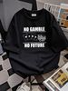 No Gamble No Future Poker Player Baseball Cap Snapback Caps Knitted Hat Unisex Slightly Graphic Soft Summer Breathable Casual Versatile_viptrois.com