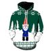 Pure 2025 Autumn Winter European And American Cross-Border Christmas Clothing 3D Digital Print Hooded Sweatshirt Pullover_viptrois.com