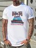 Vintage Noahs Ark T Shirt Adult Medium Beige Graphic Short Sleeve Mens Streetwear Soft Homme Designer Clothes Graphic Comfortable Fashion_viptrois.com