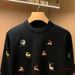 Pure Elk Slim Fit Embroidered European And American Brand Top Autumn Winter Christmas Sweater Men's Trendy Personality Round_viptrois.com