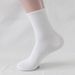 Sports Socks Outdoor Running Cotton Socks For Men And Women Mid-tube Socks Four Seasons Solid Color Men's Socks_viptrois.com