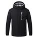 Men's smart heating jacket men's USB charging heater plus fleece thickened ski coat_viptrois.com