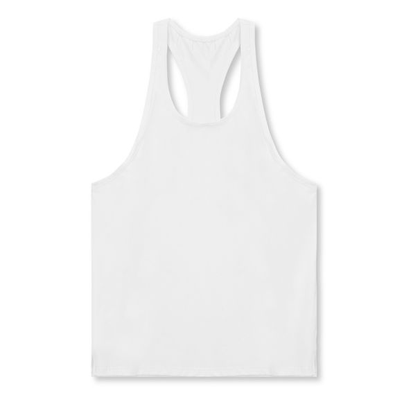 K New Muscle Fitness Round Neck Vest For Men's Sports And Leisure, Large Size Breathable Split I-shaped Vest_viptrois.com