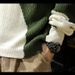 New autumn and winter sweaters, men's cow pattern contrasting color pullover knitted sweater, lazy trend brand loose men's sweater jacket_viptrois.com