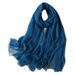 Solid Color Scarf Thin Large Scarf Tourism Sun Protection Decoration Photography Shawl Smooth Crepe Plain Color Scarf_viptrois.com