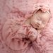 Ylsteed 2 Pieces Set Dusty Pink Chiffon Newborn Romper with Bow Hairband Dot Lace Baby Photography Outfits_viptrois.com