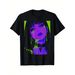Cybergoth Cybercore Trash Punk Goth Girl Alternative Anime Manga, Camiseta Unisex Algodón Casual Cuello Redondo De Manga_viptrois.com
