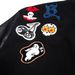 National Trend Brand American High Street Cartoon Towel Embroidery Baseball Leather Sleeve Jacket Unisex Spring Couple_viptrois.com