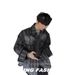 Oversized Striped Shirt Men's Long Sleeve Casual Shirt Jacket - Comfortable Loose Fit Fashion Top For Teen Boys (M-3XL, Black)_viptrois.com
