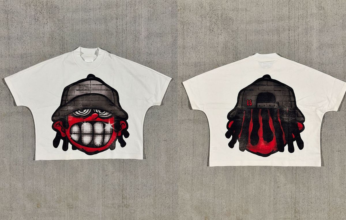 Men's Clothing European And American Street Hip Hop Style Printed Short Sleeved T Shirt Personality Trend Brand High Street Harajuku Loose Unisex Top_viptrois.com