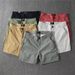 Men's Clothing Pure Cotton Four Quarter Pants Casual Large Size Straight Tube Dirt Resistant Workwear Shorts Slightly Elastic Three Quarter Pants_viptrois.com