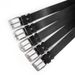 Men's Belts Light Plate Alloy Pin Buckle Belt PU Scratch Resistant Buckle Head Random Mixed Style_viptrois.com