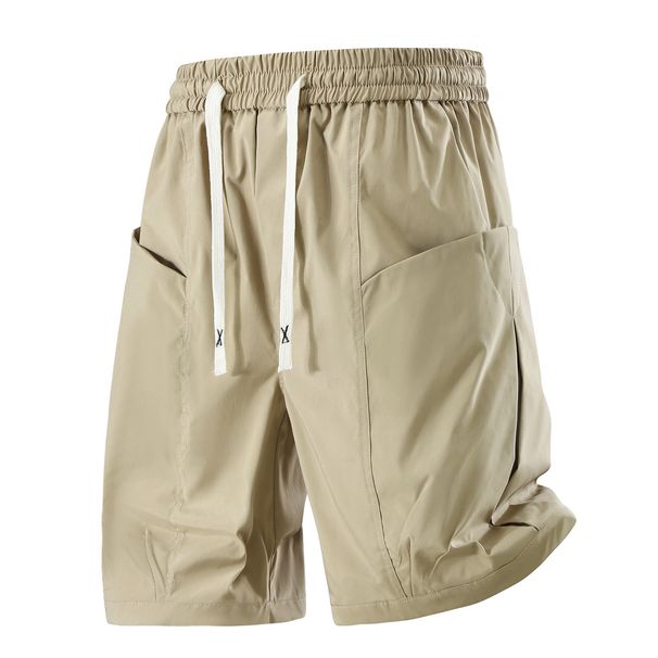 Summer Men's Cargo Shorts Trendy with Extra Large Pockets Student Bottoms_viptrois.com