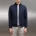 Men's Clothing Down Jacket Light Stand Collar Stitching Knitted Jacket Autumn And Winter Men's Coat_viptrois.com