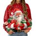 Pure Pure Cross-Border Sweater Autumn Winter New Deer Christmas Knitted Sweatshirt European American Loose Long Sleeve Round Neck_viptrois.com