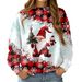 Pure Pure Cross-Border Sweater Autumn Winter New Deer Christmas Knitted Sweatshirt European American Loose Long Sleeve Round Neck_viptrois.com