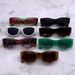 Men's Sunglasses Polygonal Cat Eye Sunglasses Sun Protection And UV Protection 2024 Autumn New Small Frame Fashion Brown Sunglasses_viptrois.com