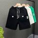 Men's Summer Shorts With Floral Print, Lightweight Quick-Dry Beach Shorts, Casual Elastic Waist Athletic Shorts For Outdoor Sports And Daily Wear_viptrois.com