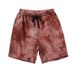 Men's Clothing Gradient Tie Dye Sports Shorts Loose Casual Beach Couple Shorts_viptrois.com