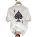 Men's Clothing Pure Cotton T Shirt High End Trendy Men's Summer T Shirt Tops High End Short Sleeved T Shirt Men's New Style Inner Bottoming Shirt_viptrois.com