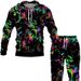 Loom 2023 Autumn Winter European And American Foreign Trade New Style Set Colorful 3D Printed Hooded Pullover Men's Trendy_viptrois.com