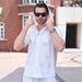 Men's Clothing Summer Men's Return To The Palace Map Hooded Zipper Cardigan Outdoor Leisure Short Sleeved Men's Jacket_viptrois.com