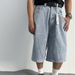 Men's Clothing Cartoon Embroidered Jeans Straight Leg Cropped Pants Loose Casual Skateboard Pants_viptrois.com