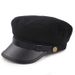 Women Korean Style Autumn Winter Personality Flat Top Internet Celebrity British Beret Youth Duckbill Hat For Men_viptrois.com