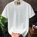 Men's Glitter Star Print Short Sleeve T-Shirt - Breathable Slim Fit Casual Top For Trendy Looks Comfortable Slim Fit_viptrois.com