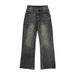 Men's Clothing Spring And Summer American Style Fried Gray Black Cattle Lightning Jeans Men's Straight Loose 517 Fashion Brand All Match Long Pants_viptrois.com