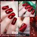 Arte Clavo 10ml Mirror Red Crystal Cat Eye Gel Nail Polish Autumn Red Gel Polish Shiny Whitening Red Green Nails Autumn Nails_viptrois.com