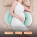 Pregnant Women Pillow Waist Protection Side Sleeping Pillow Belly Support U Shaped Side Sleeping Pillow Special Pillow For Sleeping During Pregnancy_viptrois.com