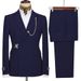 Men's Clothing European And American Foreign Trade Business Casual Suits Men's Two Piece Suits Groom Best Man Wedding Banquet Dress Suits_viptrois.com