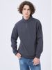 K Velvet Half Zip Hoodie, Loose Sweater, Long Sleeved, No Perm, Warm Men's Clothing_viptrois.com